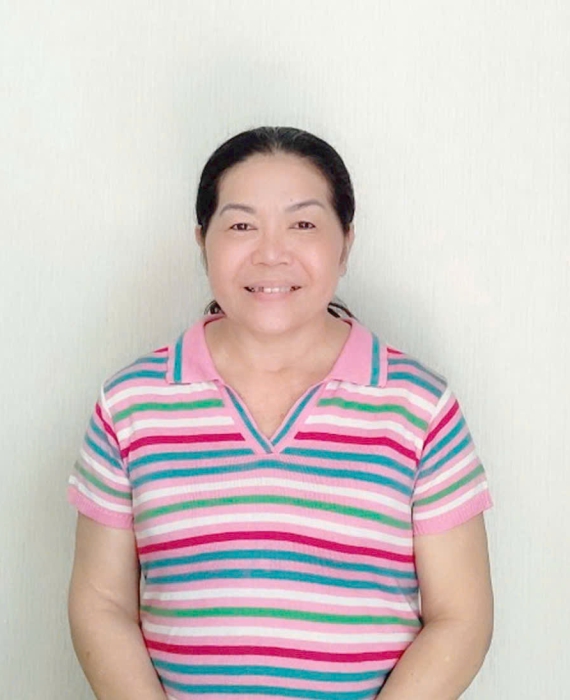 Cô Trong quê Long An