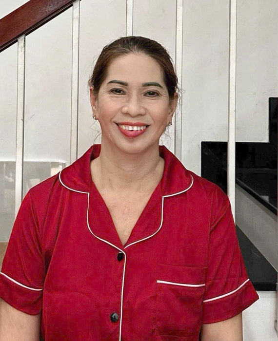 Cô Kim Hoa quê Hậu Giang