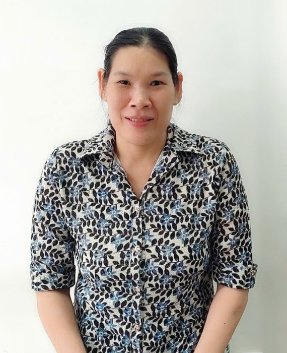 Chị Thanh quê ở Bình Thuận