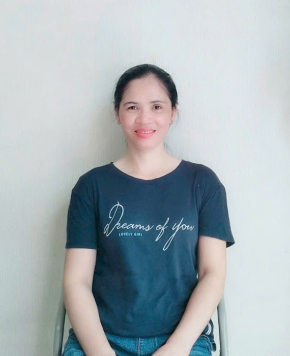 Chị Phượng quê Đắk Lắk