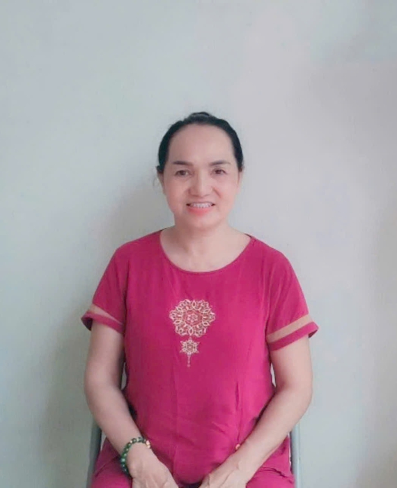 Cô Hoa sống ở Quảng Ngãi