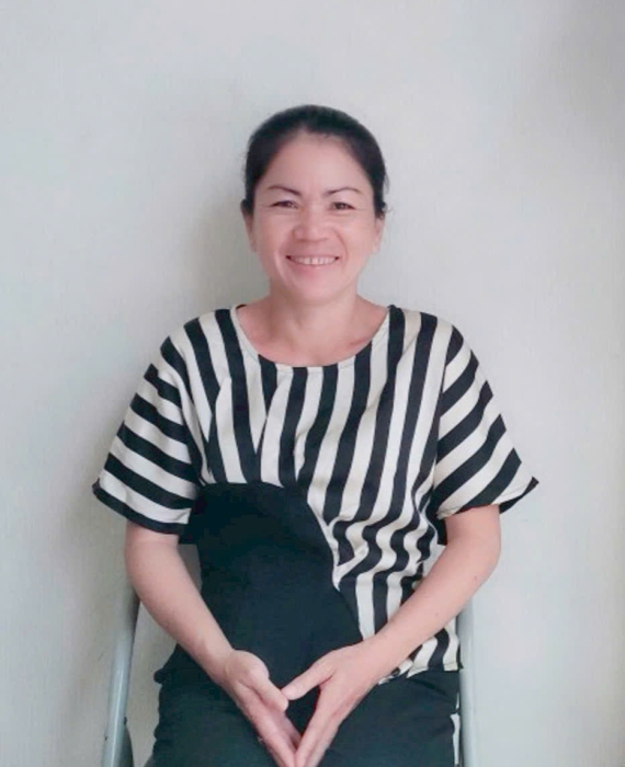 Chị Trinh quê Đồng Tháp