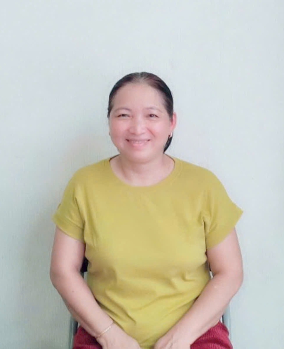 Chị Thúy sống ở Vĩnh Long