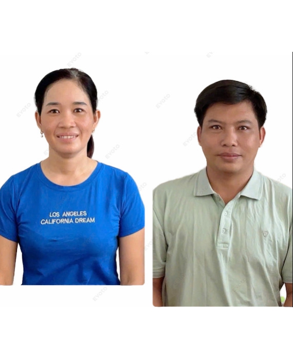 2 vợ chồng quê Phú Yên