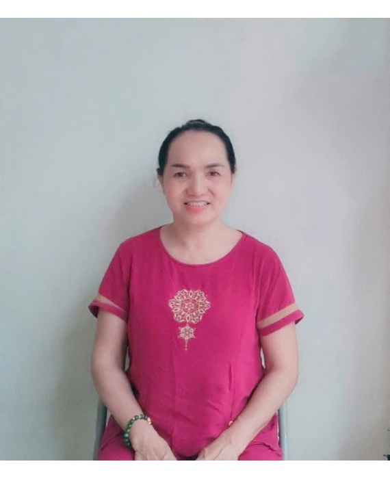 Cô Hoa sống ở Quảng Ngãi